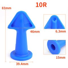 Thickened Scraper Tool For Caulking And Adhesive Removal