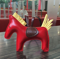 Handmade Leather Pony Keychain And Bag Charm