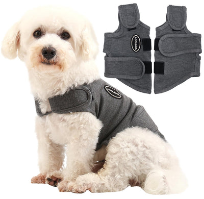 AOOLMOL Dog Anxiety Jacket Dog Coat for Thunder Fireworks Vet Visits and Separation - Skin-Friendly Dog Calming Shirt - Keep Pet Calm Anti Anxiety Vest for Dogs and Cat