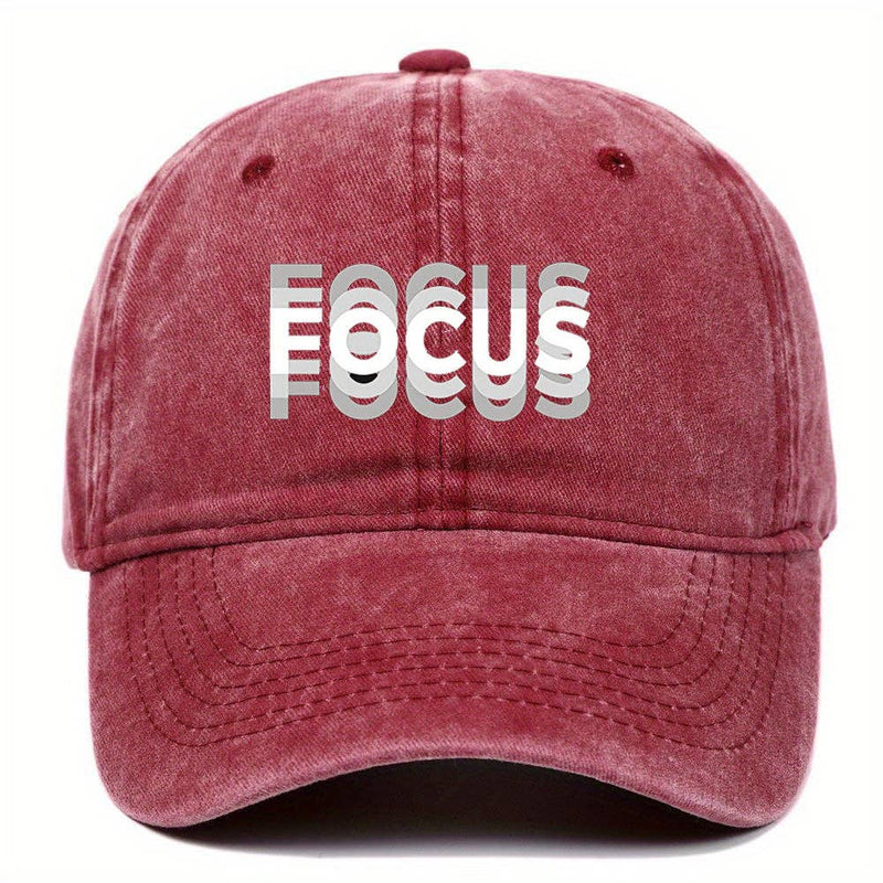CAP Embroidery Washed Distressed Cotton Baseball Cap