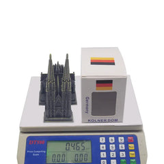 Cologne Cathedral Metal Ornament Desktop Trinket (1pc)