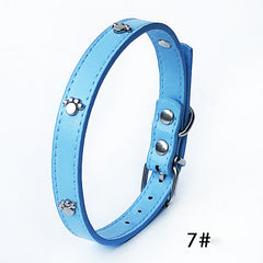 Pack of 10 PU Leather Dog Collars 1.5 inches