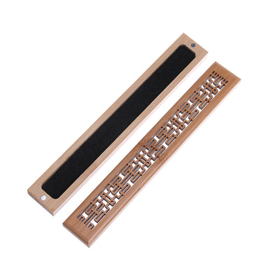 Bamboo Incense Burner With Agarwood Box For Home Use