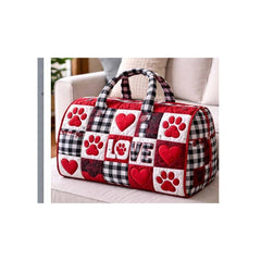 Short Handle Quilted Travel Bag Multipurpose Sports Gym Bag
