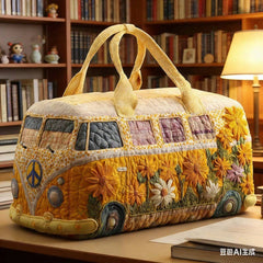 Short Handle Quilted Travel Bag Multipurpose Sports Gym Bag