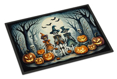 Calacas Skeletons Spooky Halloween Doormat