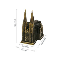 Cologne Cathedral Metal Ornament Desktop Trinket (1pc)