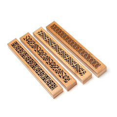 Bamboo Incense Burner With Agarwood Box For Home Use