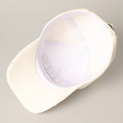 BLESSED 3D Embroidered Corduroy Baseball Cap