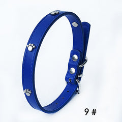Pack of 10 PU Leather Dog Collars 1.5 inches