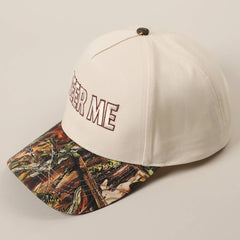 BEER ME Embroidery Leopard Camo Trucker Hat